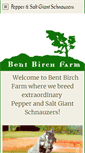 Mobile Screenshot of bentbirchfarm.com